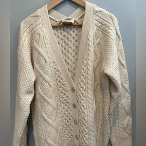 3.1 Philip Lim Cable-Knit Cardigan, Size M